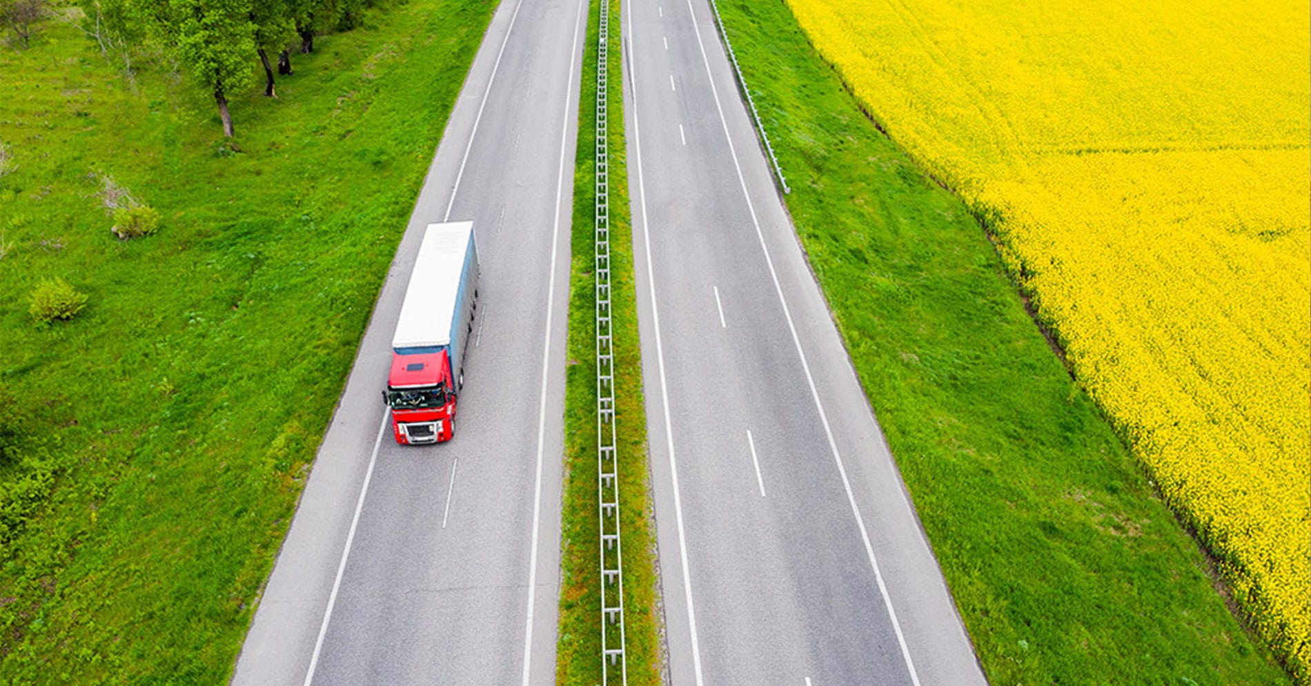 Semi-Truck on a Texas Highway